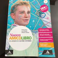 Libro d’italiano “Nuovo amico libro 2” + altro