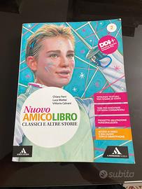 Libro d’italiano “Nuovo amico libro 2” + altro