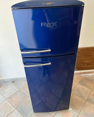 Frigorifero Rex stile retrò blu