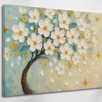 Stampa su tela 90x60 - Quadro "Primavera danzante"