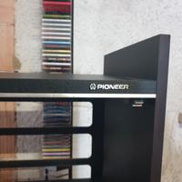 mobile con ruote stereo hi fi pioneer anni 80