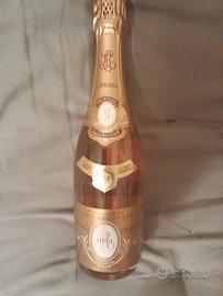 bottiglia  champagne  cristal  anno 1999