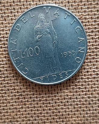MONETE 3  X 100 VATICANO 1955-1958-1962