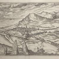 Stampa antica Pesaro - Autori Braun e Hogenberg