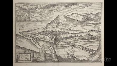 Stampa antica Pesaro - Autori Braun e Hogenberg