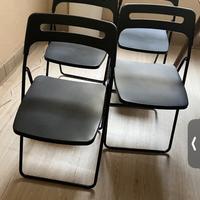 Sedie pieghevoli nere ikea