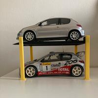 Espositore miniature auto scala 1/18