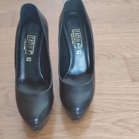 Décolleté tacco alto con plateau 39