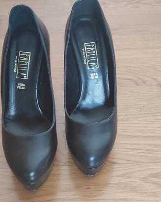 Décolleté tacco alto con plateau 39