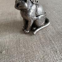 Porta pillole vintage gatto