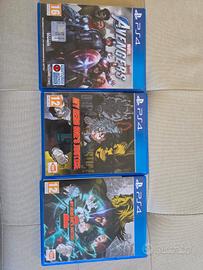 ps4 Avengers / my Hero one's Justice 1 e 2