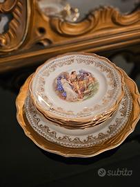 Servizio piatti porcellana da dolce 