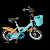Bicicletta mis 15 completa di rotelle e cestino