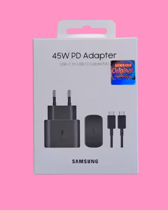 CARICABATTERIE ORIGINALE SAMSUNG 45W CON CAVO