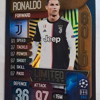 Card Topps Cristiano Ronaldo GOLD 