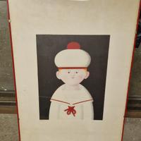 Litografia numerata Antonio Bueno "Marinaretto"