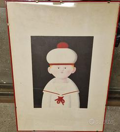 Litografia numerata Antonio Bueno "Marinaretto"