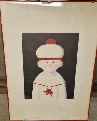 Litografia numerata Antonio Bueno "Marinaretto"