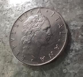 Moneta da 50 lire del 1966 condizioni perfette