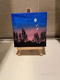 Mini tela con cavalletto