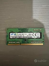 Modulo RAM Samsung DDR3 4GB PC3L-12800S (1600 MHz)