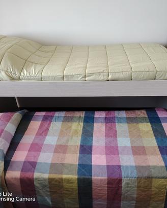 letto doppio a incasso