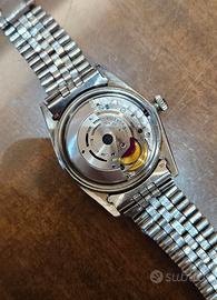 ROLEX DATEJUST LUNETTA ORO 18 KT " SI PERMUTA "
