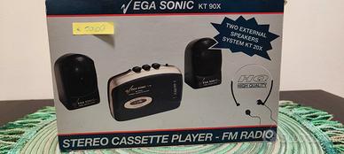 Walkman Radio Cassette Player VEGA Sonic KT-90X. I