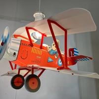 LINEA ZERO - Lampadario aereo rosso