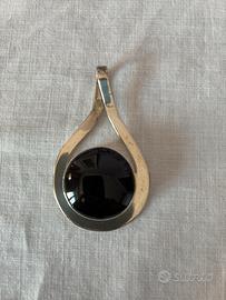 Ciondolo in argento con onice