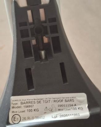 barre da tetto per auto
