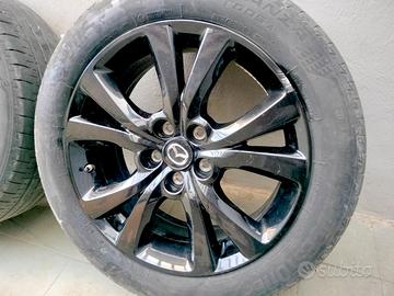 4 Cerchi originali Mazda CX-30 18" Nero Lucido