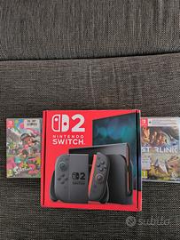 Nintendo Switch 2 – Perfetta + Scontrino + 2 Gioch