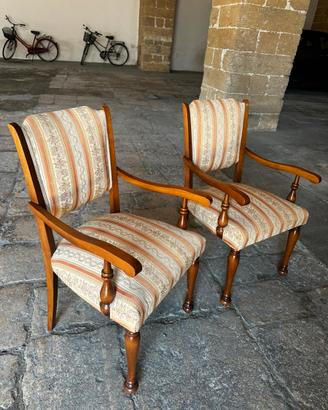 Poltrone vintage coppia imbottitura nuova