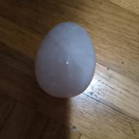 ovetto di quarzo rosa