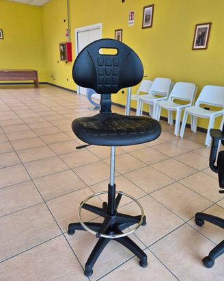 sedia/sgabello da ufficio/tecnico alto