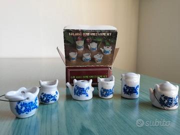 Set 6 miniature porcellane inglesi