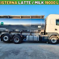 SCANIA R450 CISTERNA TRASPORTO LATTE + RIMORCHIO