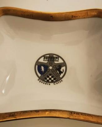 Piatto Ferrari dipinto a mano