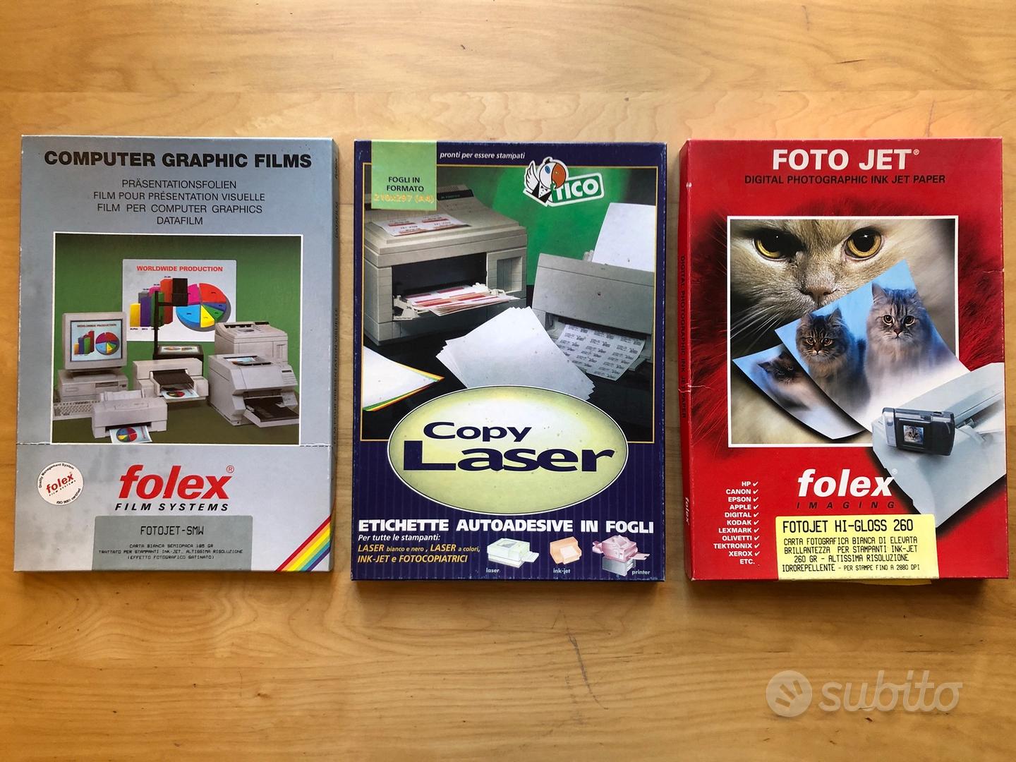 Carta fotografica e per etichette formato A4 - Fotografia In vendita a ...