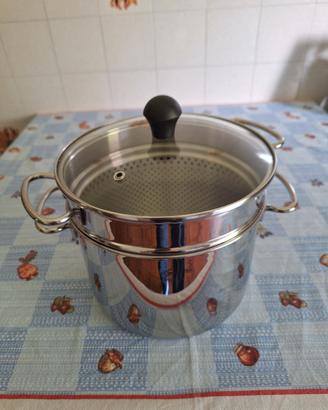 Pentola scolapasta Lagostina 18/10 Pastaiola 5L