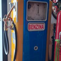 Distributore pompa benzina shell anni 60 epoca