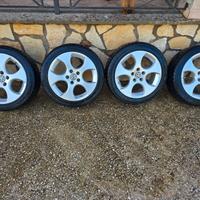 Cerchi in lega orig. VW 5x112 da 17 con pneumatici