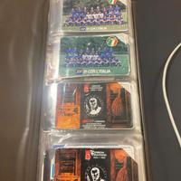 Raccoglitore schede telefoniche dal 1991 al 2001