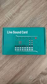 🎙️ Live Sound Card F988 Mixer Audio - NUOVA