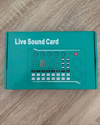 🎙️ Live Sound Card F988 Mixer Audio - NUOVA