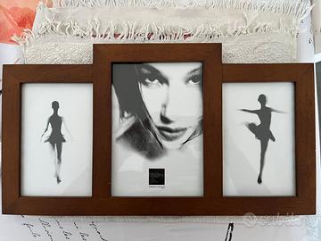 Cornice multifoto in legno Mascagni