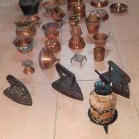 OGGETTI IN RAME FERRO BATTUTO E ALLUMINIO