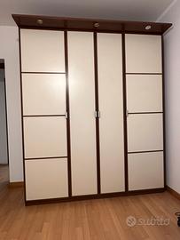 Armadio 4 ante con illuminazione