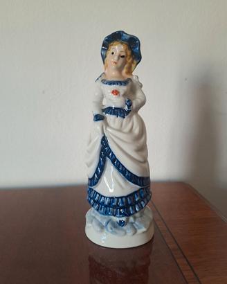  Dama Porcellana Vintage stile Capodimonte
